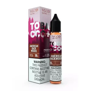سالت نیکوتین تنباکو دودی ویگاد VGOD AMERICAN BACK WOOD SALT